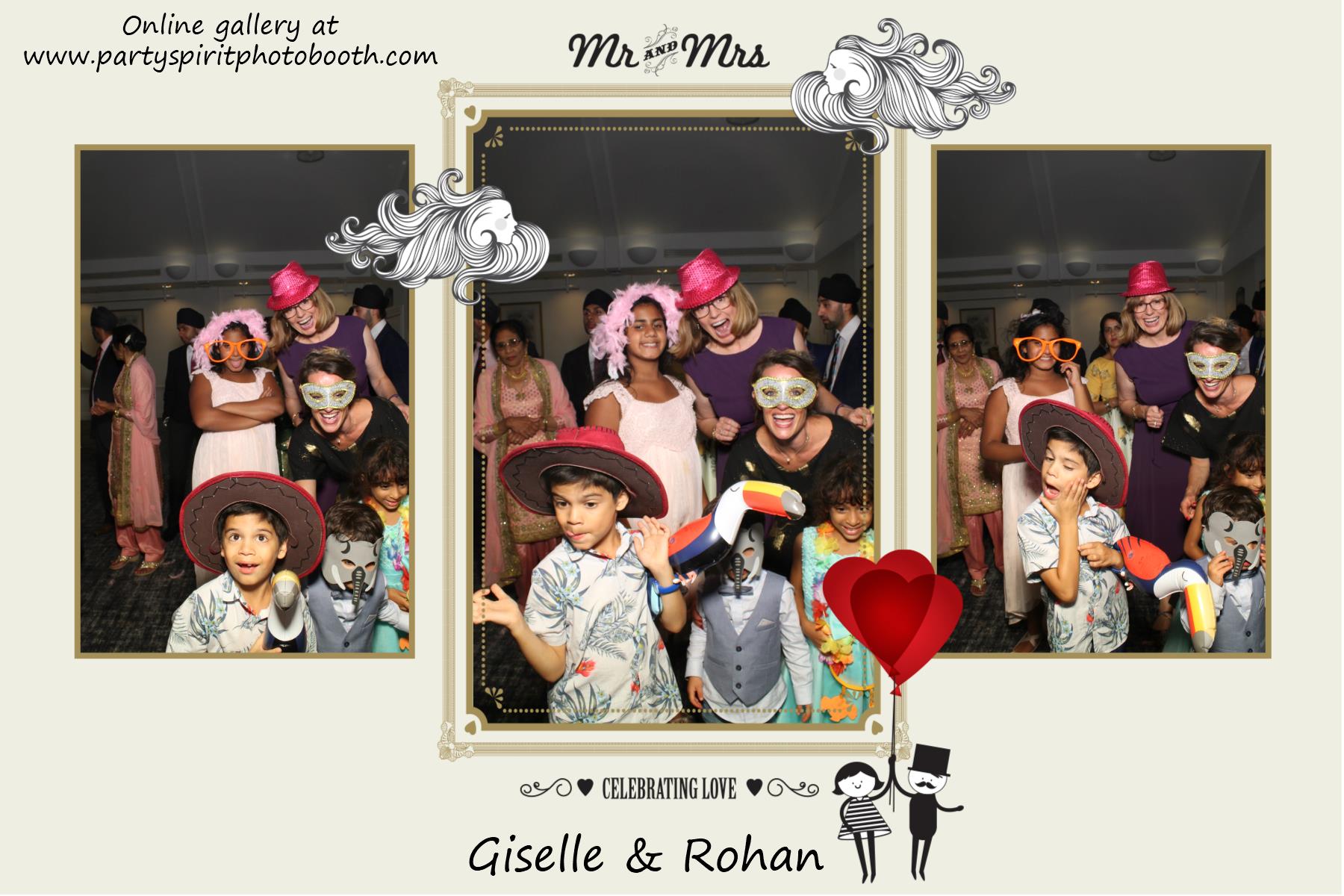 Giselle and Rohan's Wedding | View more photos from the event at gallery.partyspiritphotobooth.com/u/PartySpiritPhotoBooth/Giselle-and-Rohans-Wedding